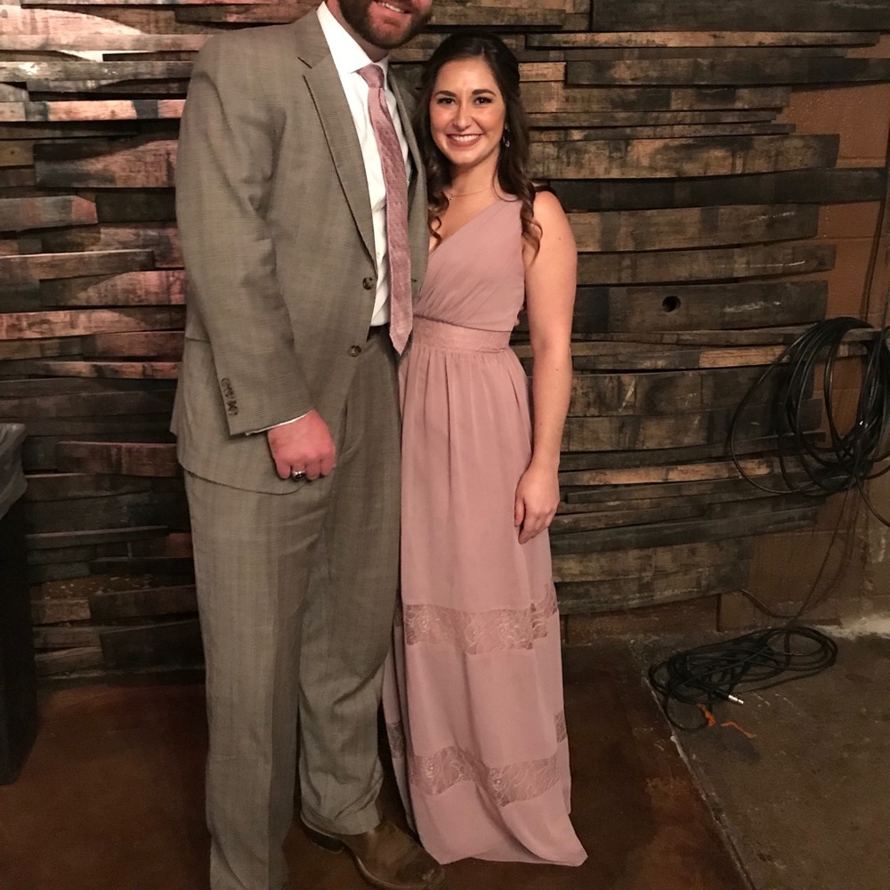 David’s Bridal QUARTZ bridesmaids dress size 4